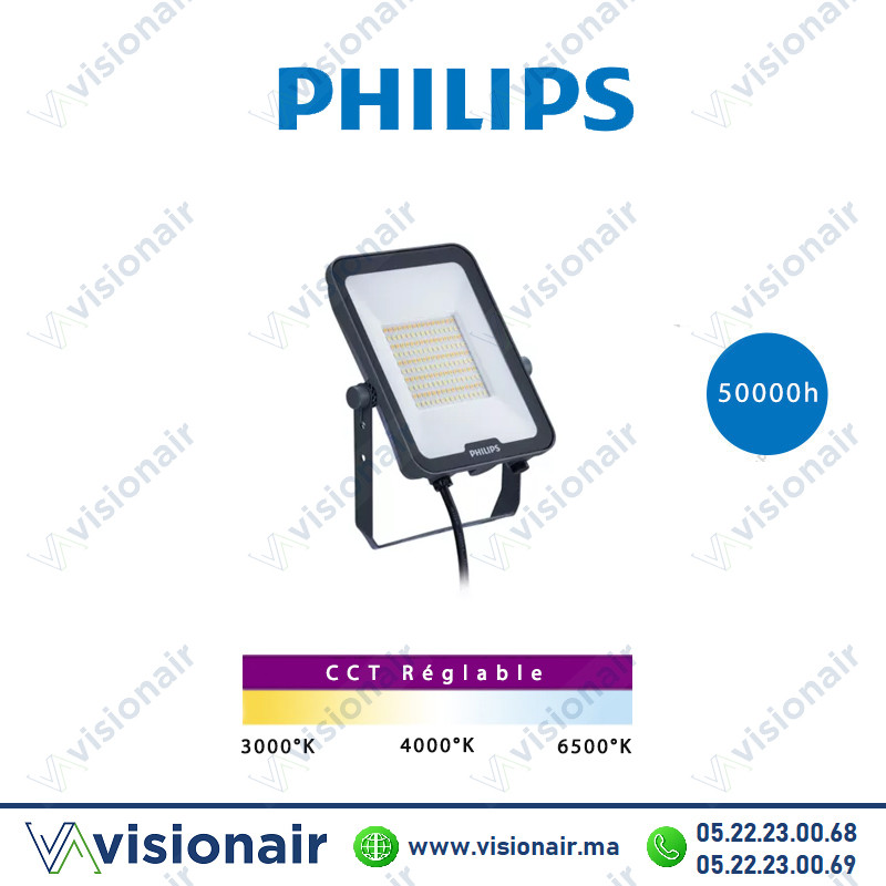[PHIL911401874286] Projecteur LED Philips 50W BVP158 LED60/WW_NW_CW SWB GM CCT