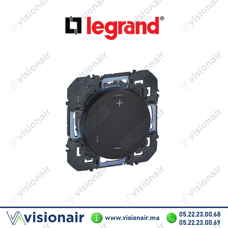 [LEG600260A] Variateur Legrand Dooxie Noir mat 600260A