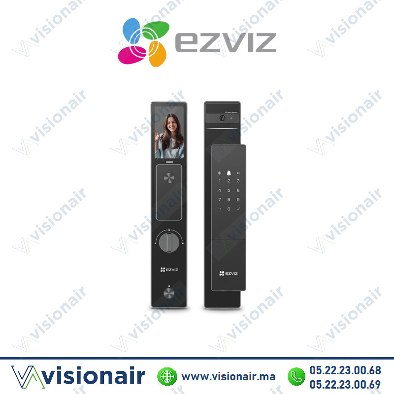 [CS-DL50FVS] Serrure connectée Wi-Fi Ezviz avec caméra CS-DL50FVS