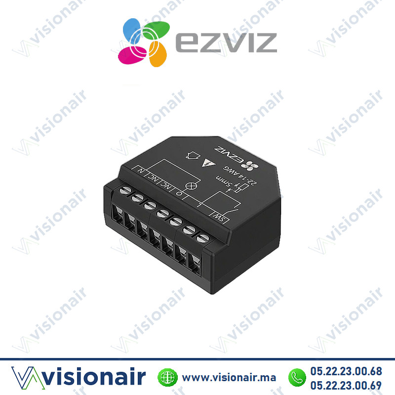 [CS-T35-R100-WM] Relais Wi-Fi simple intelligent EZVIZ avec mesure de consommation CS-T35-R100-WM