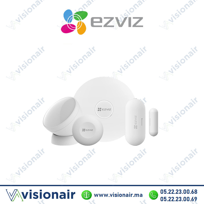 [CS-B1-A0] Kit alarme EZVIZ sans fil Wi-Fi CS-B1-A0
