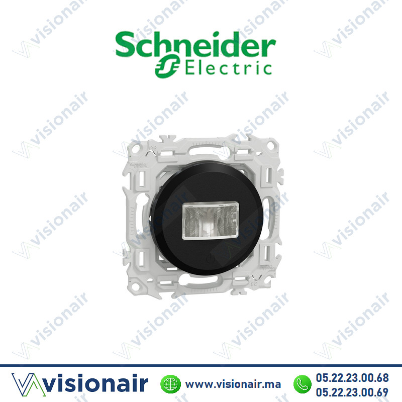 [S940526] Détecteur présence et mouvement Schneider Odace Noir S940526