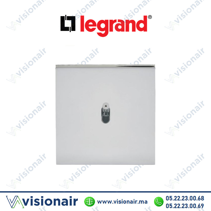 [LEG67617] Legrand art d'Arnould poussoir lumineux acier miroir 67617