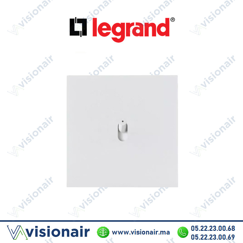 [LEG67917] Legrand art d'Arnould poussoir lumineux blanc satin 67917