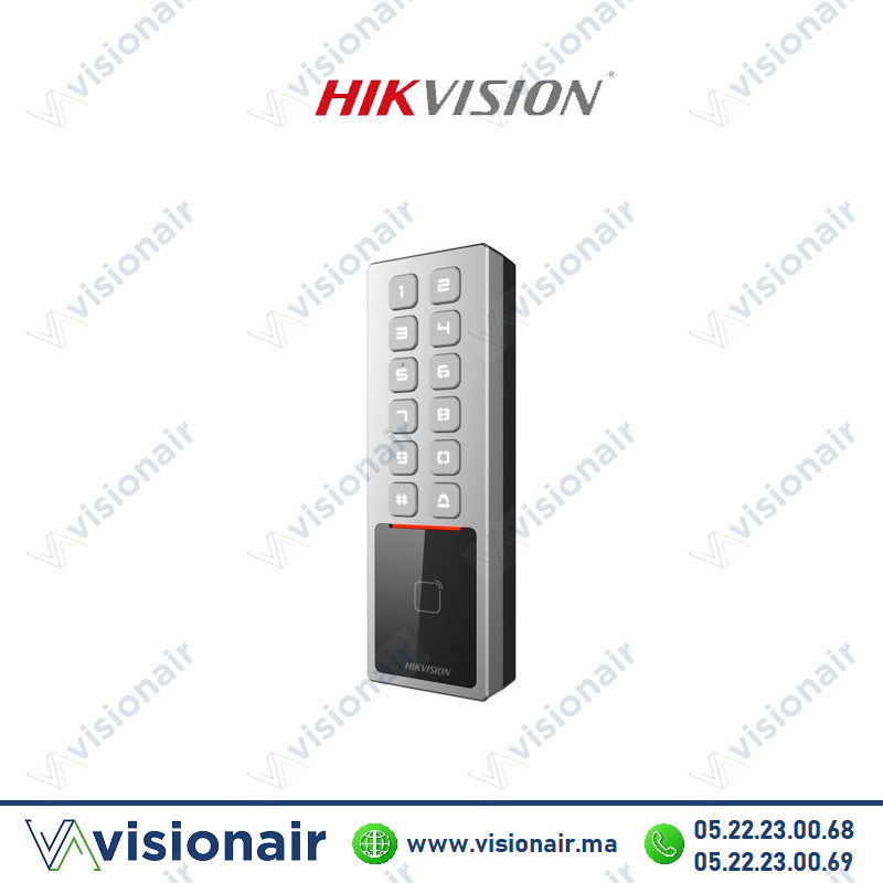 [DS-K1T805MX] Pointeuse contrôle d'accès HIKVISION avec cartes IP65 DS-K1T805MX