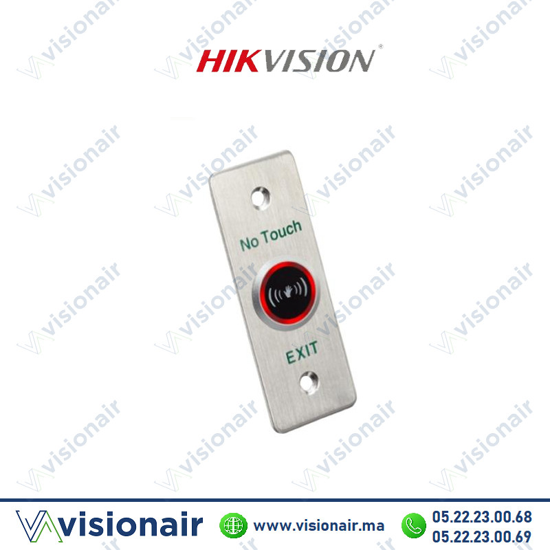 [DS-K7P08] Bouton de sortie métal Hikvision DS-K7P08