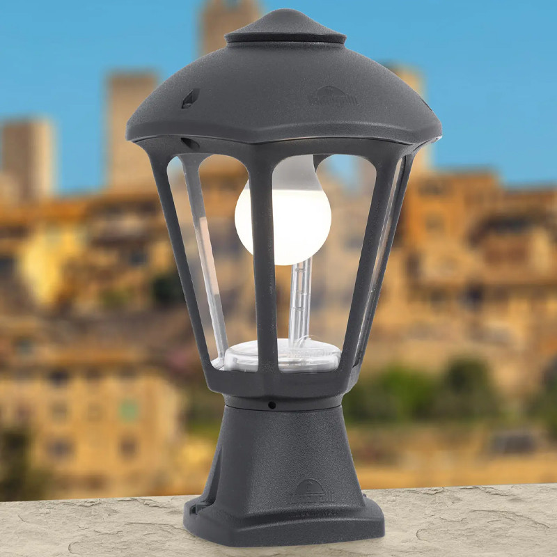 Borne de jardin Fumagalli Disma Giampy 330 Noir E27 H21.114.000.AXE27 Casablanca Maroc