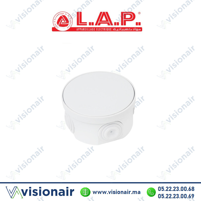 [LAP7407] Boîte étanche LAP ronde 80x40 7407
