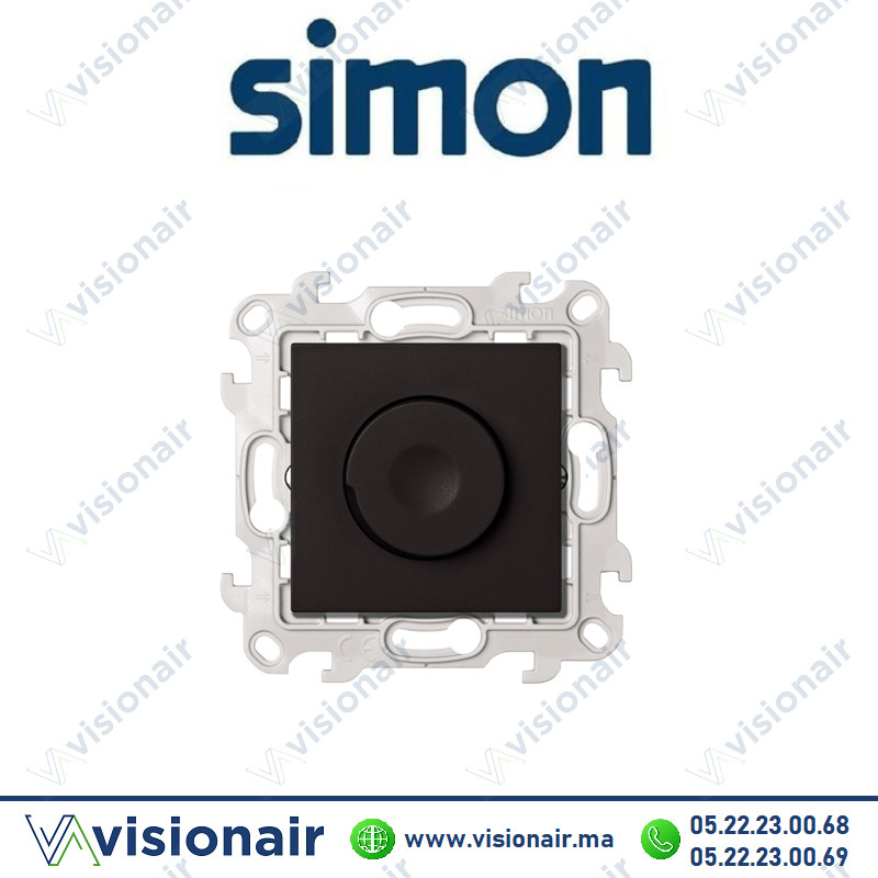 [2410313-098] Variateur 500W SIMON 24 Noir mat 2410313-098