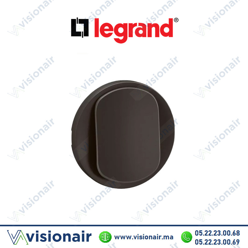 [LEGCN0001] Enjoliveur simple Legrand Céliane Noir CN0001