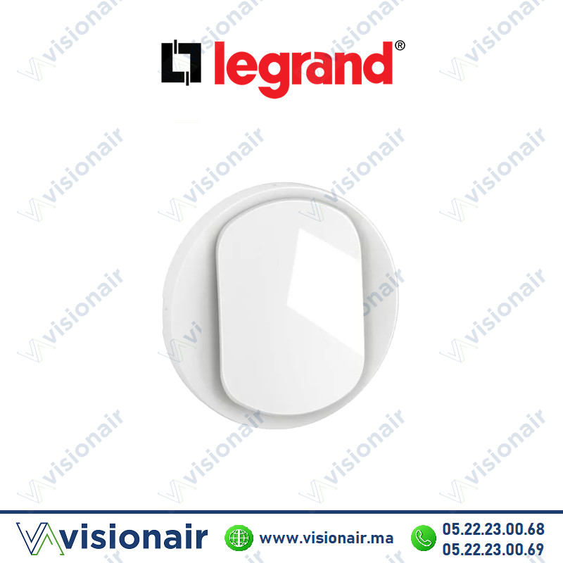 [LEGCB0001] Enjoliveur simple Legrand Céliane Blanc CB0001
