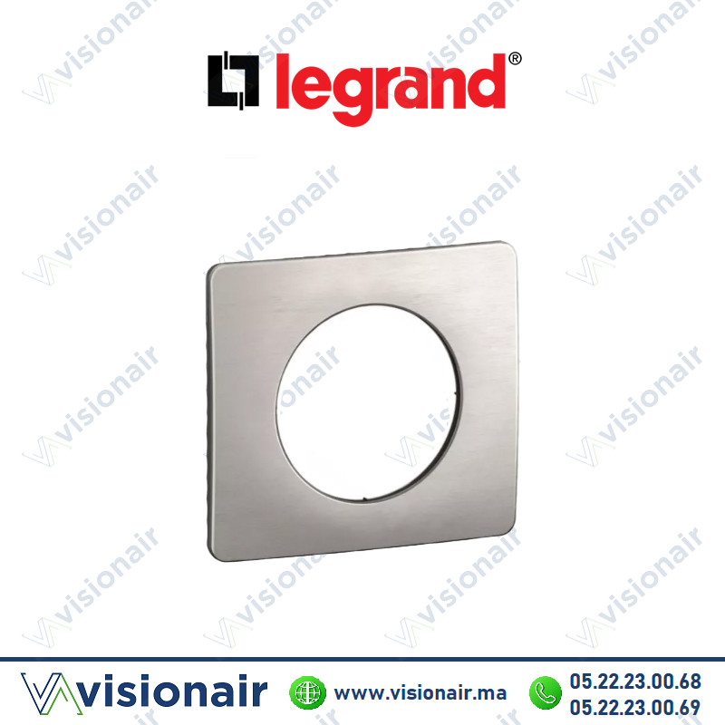 [LEGCP1701] Plaque Legrand Céliane Alu Satiné 1 poste CP1701