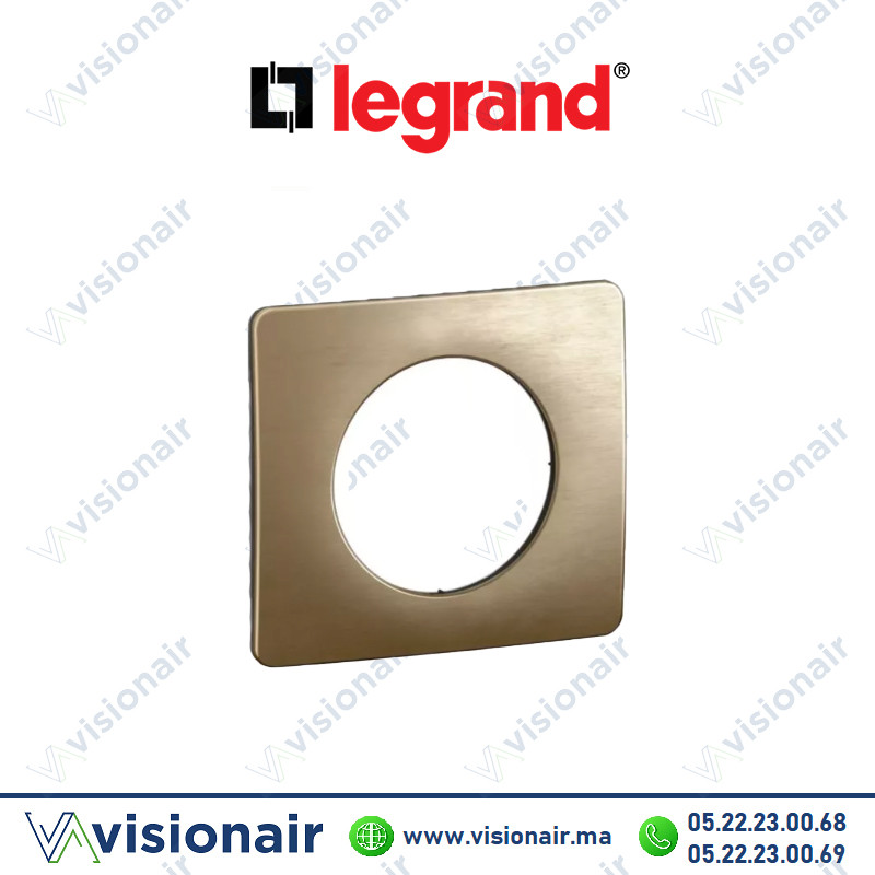 [LEGCP1601] Plaque Legrand Céliane Bronze Satiné 1 poste CP1601