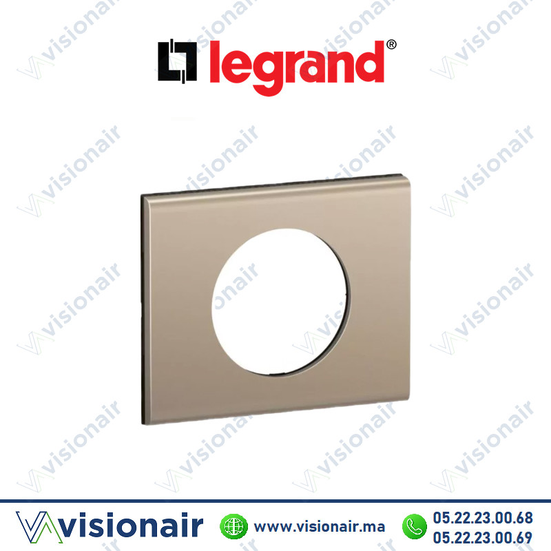 [LEGCP2101] Plaque Legrand Céliane Nickel Satiné 1 poste CP2101