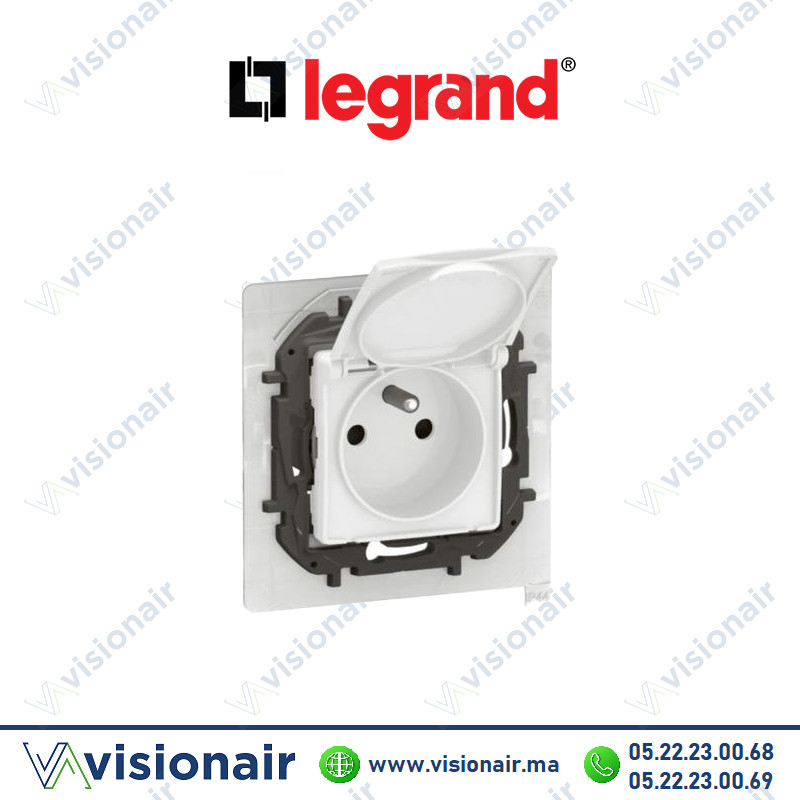 [LEGNP3108WH] Prise 2P+T Legrand Niloe IP44 Blanc