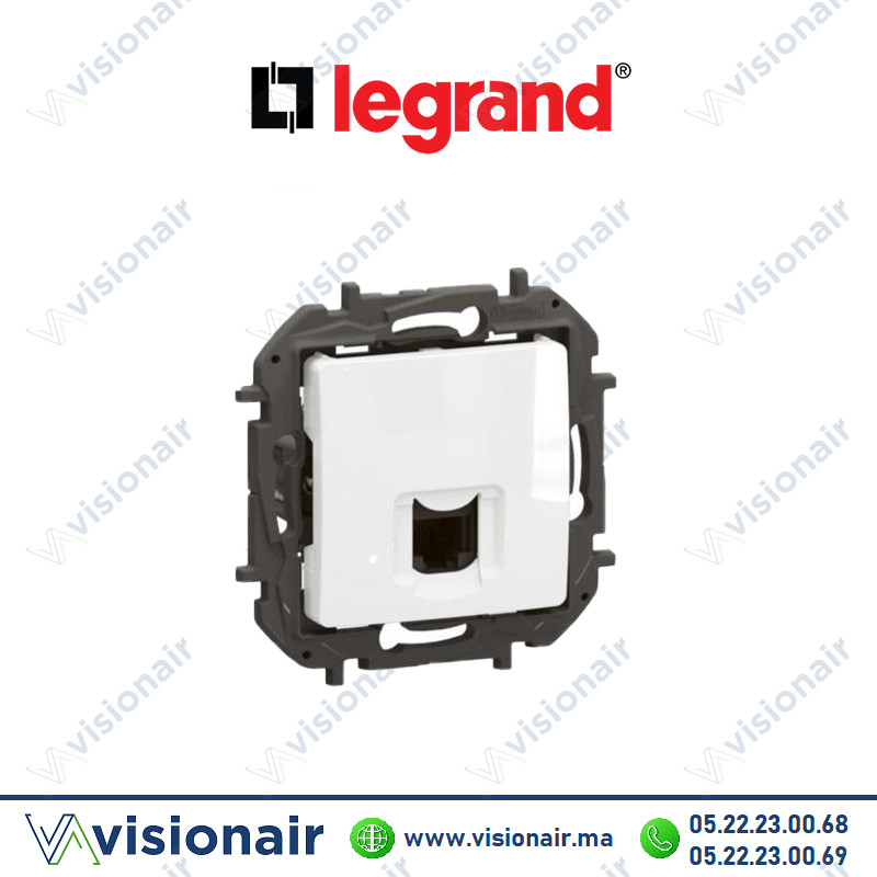 [LEGNP421WH] Prise téléphone RJ11 Legrand Niloe Blanc