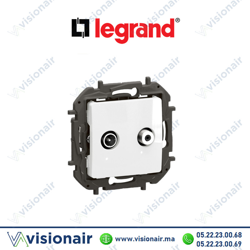 [LEGNP4109WH] Prise TV-SAT Legrand Niloe Blanc