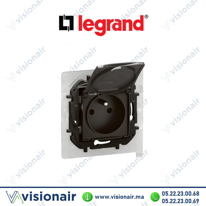 [LEGNP3108BK] Prise 2P+T Legrand Niloe IP44 Noir