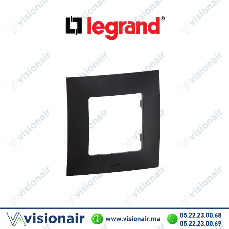 [LEGNP111BK] Plaque 1 poste Legrand Niloe Noir