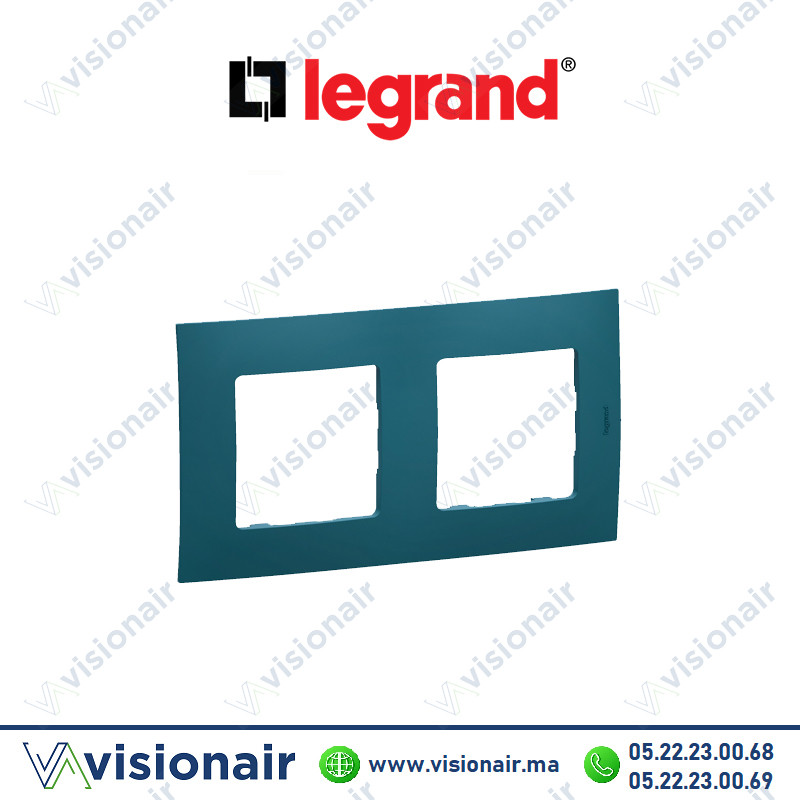 [LEGNP112MA] Plaque 2 postes Legrand Niloe Mastic
