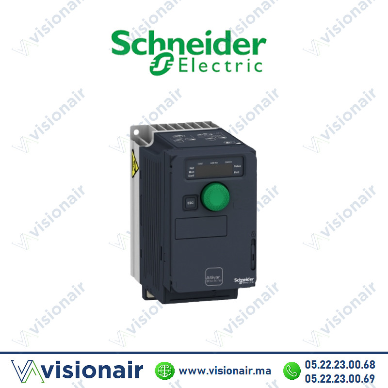 [ATV320U06M2C] Variateur SCHNEIDER Altivar 0,55KW 200 à 240V Monophasé ATV320U06M2C