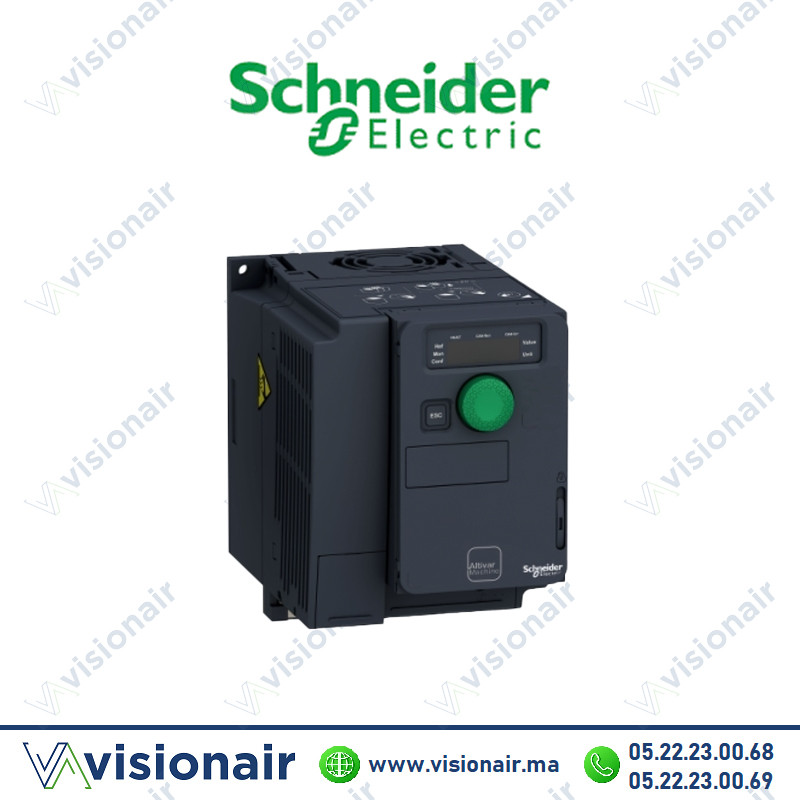 [ATV320U22M2C] Variateur SCHNEIDER Altivar 2,2KW 200 à 240V Monophasé ATV320U22M2C