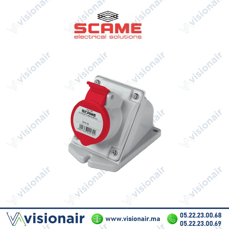 [512.3256] Prise surface SCAME 3P+T 16A 32A 346-415V IP44/IP54
