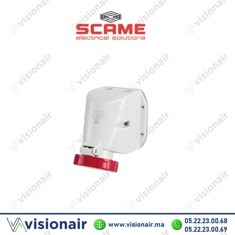 [518.3257T] Prise surface SCAME 3P+N+T 32A 346-415V IP66/IP67/IP69