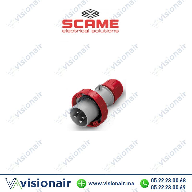 [218.3236] Fiche mobile SCAME 3P+T 32A 345-415V IP66/IP67/IP69