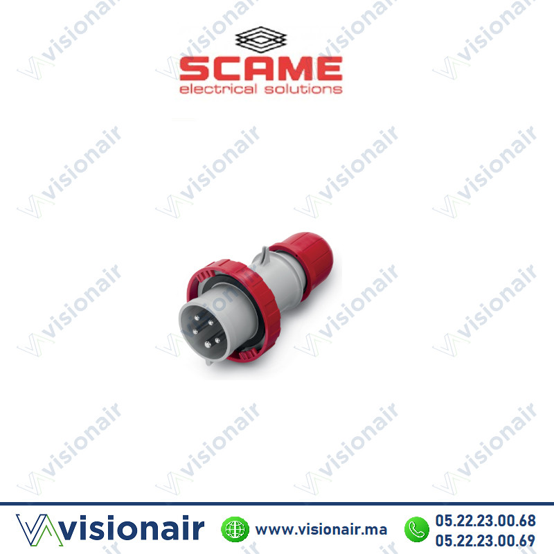 [218.3237] Fiche mobile SCAME 3P+N+T 32A 345-415V IP66/IP67/IP69