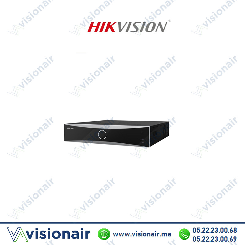 [DS-8632NXI-I8/S] NVR IP Hikvision 32 Canaux 8HDD AcuSense 4K Pro Series DS-8632NXI-I8/S