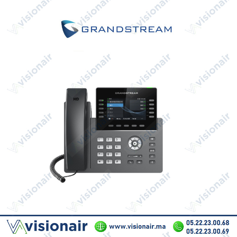 [GRP26156] Grandstream téléphone IP Android LCD 4.3" 10 Lignes POE GRP26156
