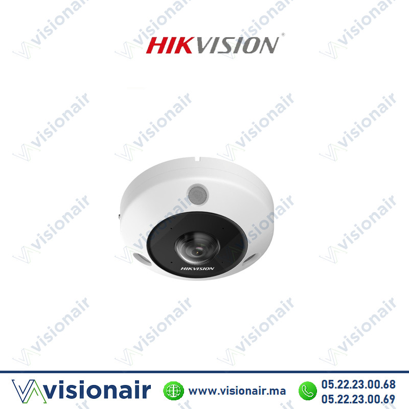 [DS-2CD6365G1-IVS] Caméra IP Fisheye Hikvision DeepinView 6 MP DS-2CD6365G1-IVS