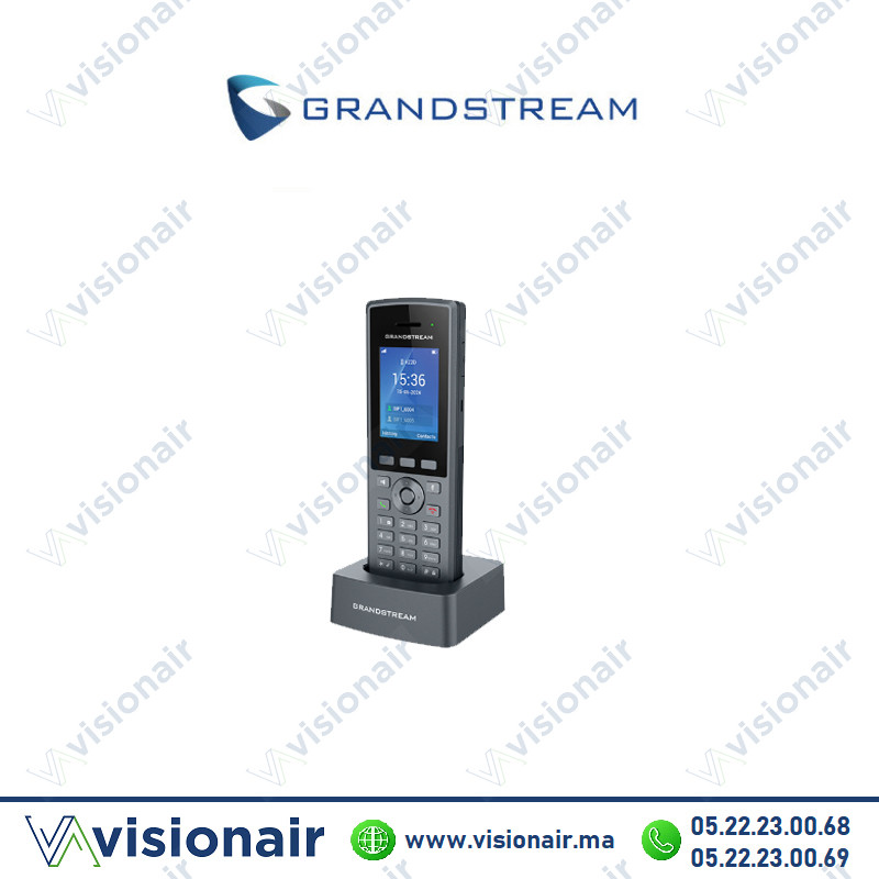 [GS-DP735] Combiné téléphonique sans fil Grandstream HD DECT robuste DP735
