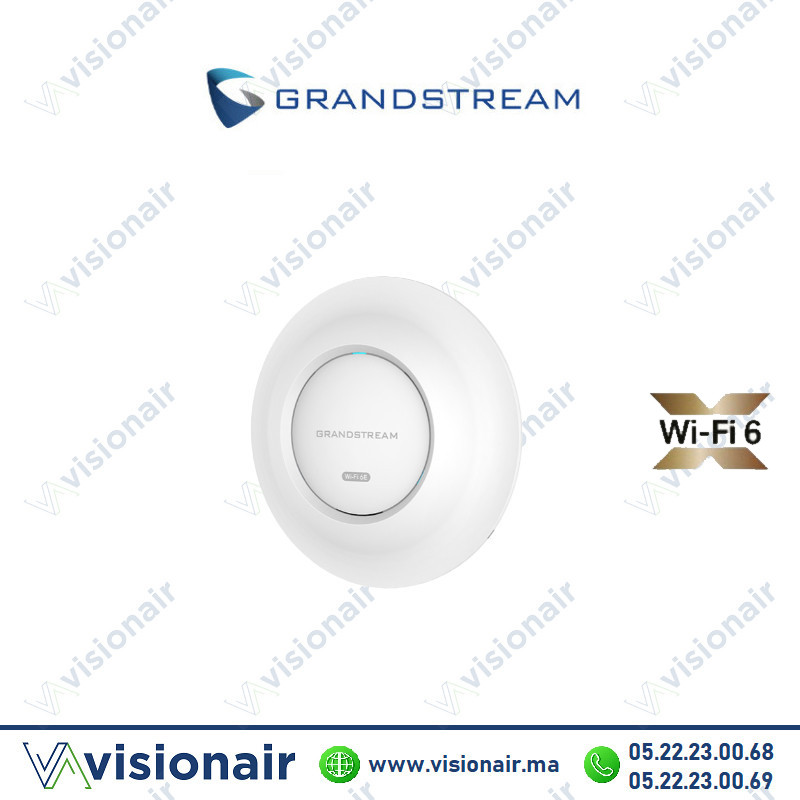 [GS-GWN7665] Point d'accès Grandstream WI-Fi 6E 3 bandes 802.11ax GWN7665