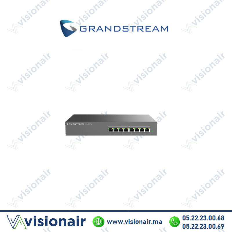 [GS-GWN7701PA] Switch Grandstream 8 ports POE Gigabit GWN7701PA