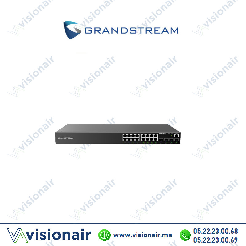 [GS-GWN7803P] Switch Grandstream 24 ports POE 370W Gigabit GWN7803P