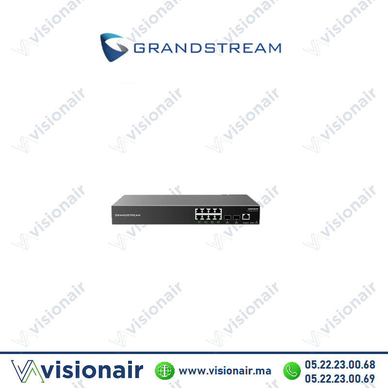 [GS-GWN7801P] Switch Grandstream 8 ports POE 120W Gigabit GWN7801P