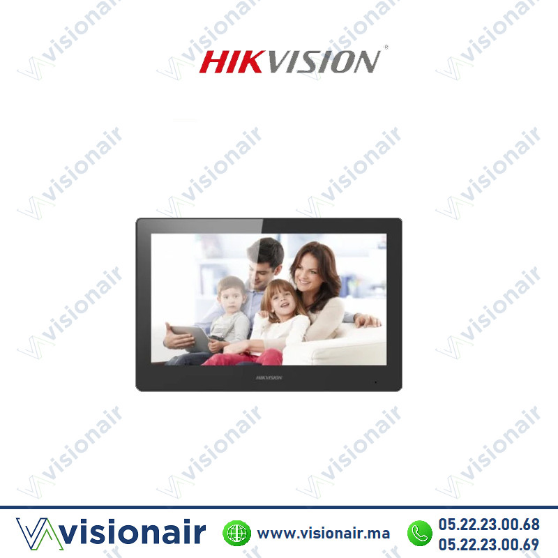 [DS-KH8520-WTE1] Moniteur vidéophone HIKVISION écran TFT 10" Wi-Fi DS-KH8520-WTE1