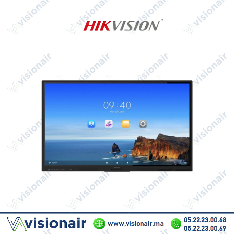 [DS-D5B86RB/EL] Ecran interactif Hikvision 86" DS-D5B86RB/EL