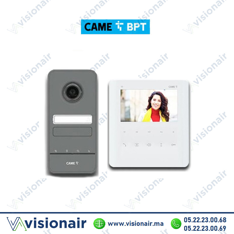 [BPTLHSPLX3P] KIT vidéophone BPT LHS + 1 moniteur PLX blanc