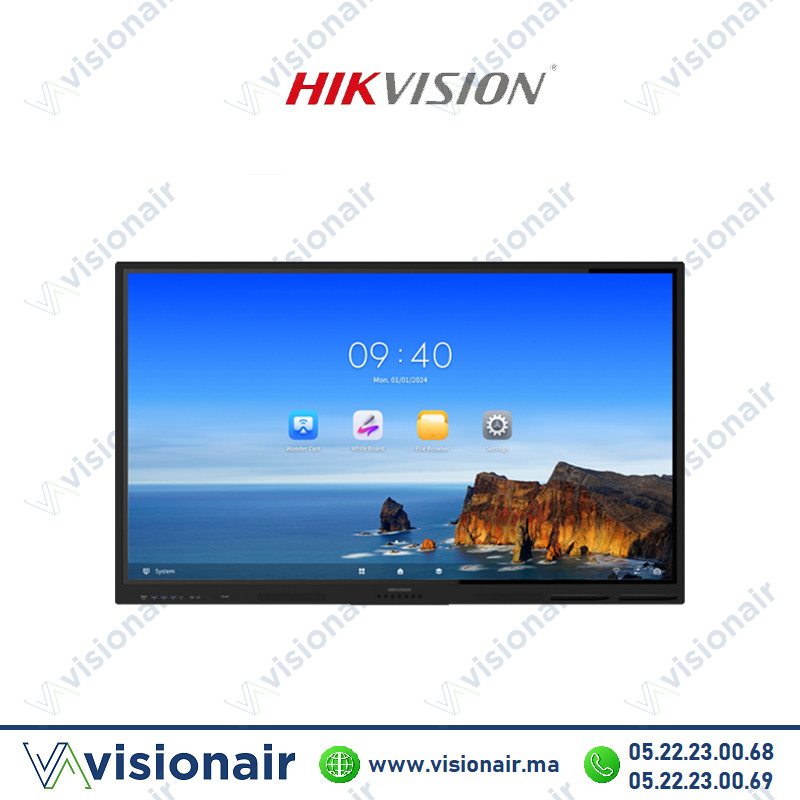 [DS-D5B75RB/EL] Ecran interactif Hikvision 75" DS-D5B75RB/EL