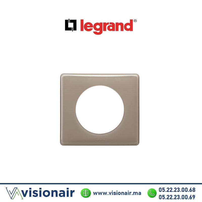 [LEG066611] Plaque métal Galet Legrand Céliane 1P 066611
