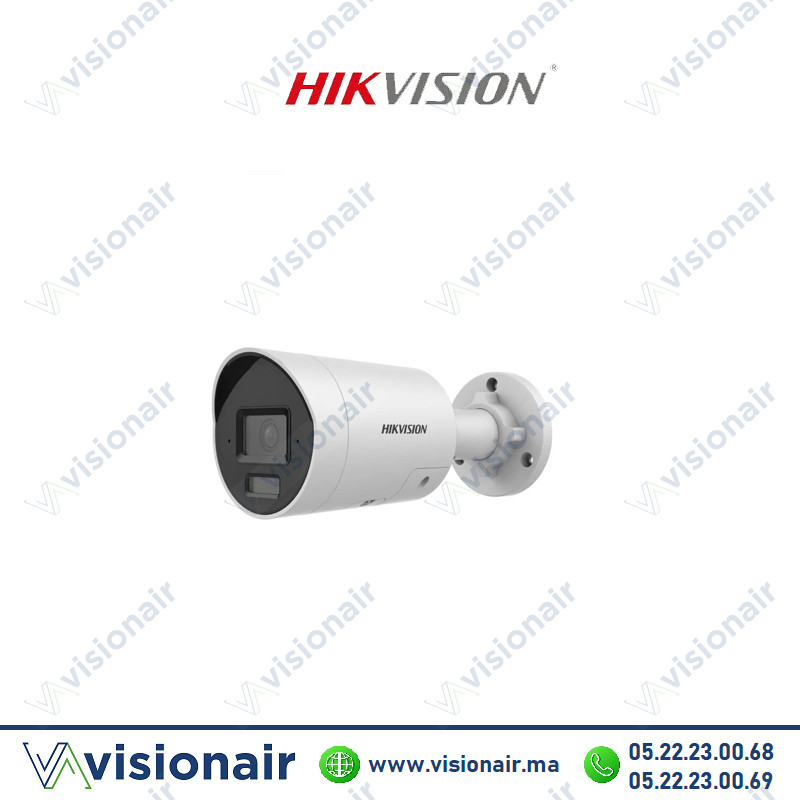 [DS-2CD2043G2-LI2U] Caméra Hikvision IP bullet fixe Acusense Smart Hybrid Light 4 MP DS-2CD2043G2-LI2U