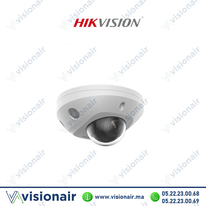 [DS-2CD2563G2-LIS2U] Caméra Hikvision IP mini dôme fixe hybride intelligente Acusense 6 MP DS-2CD2563G2-LIS2U