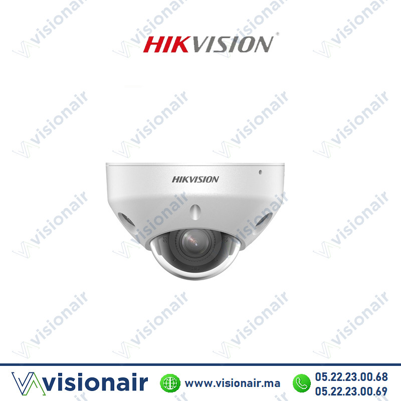 [DS-2CD2583G2-LIS2U] Caméra Hikvision IP mini dôme fixe Smart hybride Acusense 8 MP DS-2CD2583G2-LIS2U