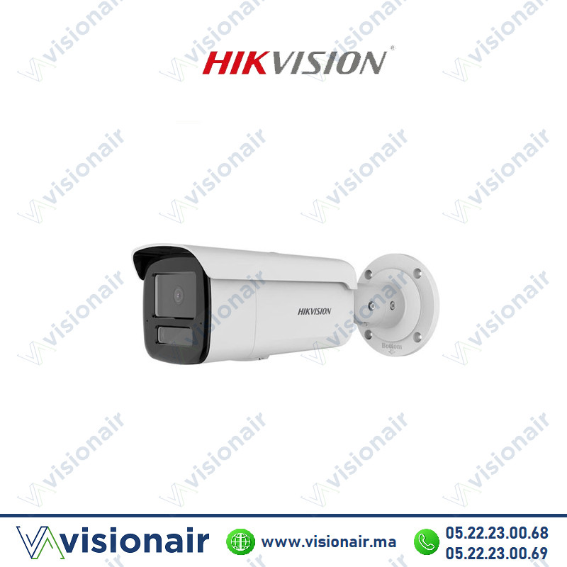 [DS-2CD2T83G2-4LI2U] Caméra HIKVISION IP Bullet 8MP Smart Hybrid Light AcuSense Audio Micro DS-2CD2T83G2-4LI2U