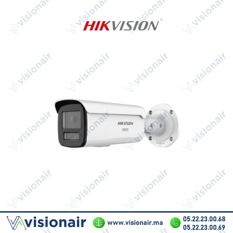 [DS-2CD2T123G2-4LI2UY] Caméra Hikvision IP Bullet fixe hybride intelligente Acusense 12MP DS-2CD2T123G2-4LI2UY