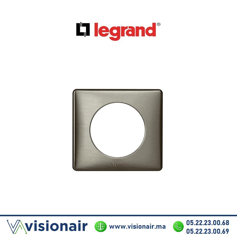 [LEG068971] Plaque métal tungstène Legrand Céliane 1P 068971