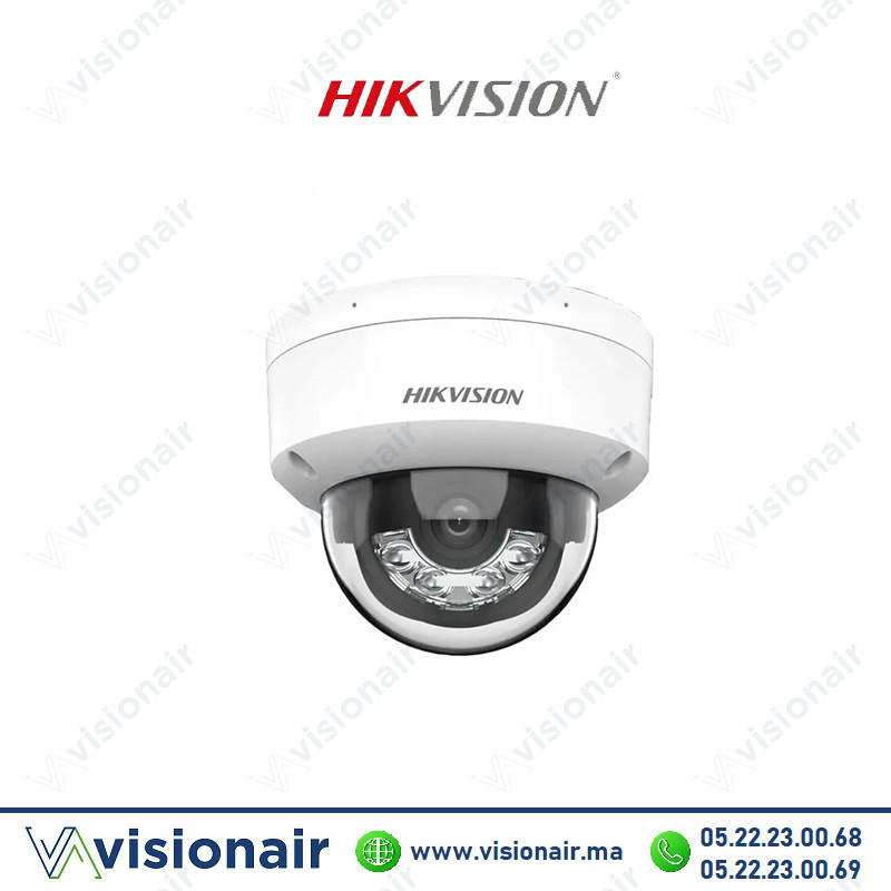 [DS-2CD2183G2-LI2U] Caméra IP Hikvision dôme 8MP smart hybride AcuSense audio DS-2CD2183G2-LI2U